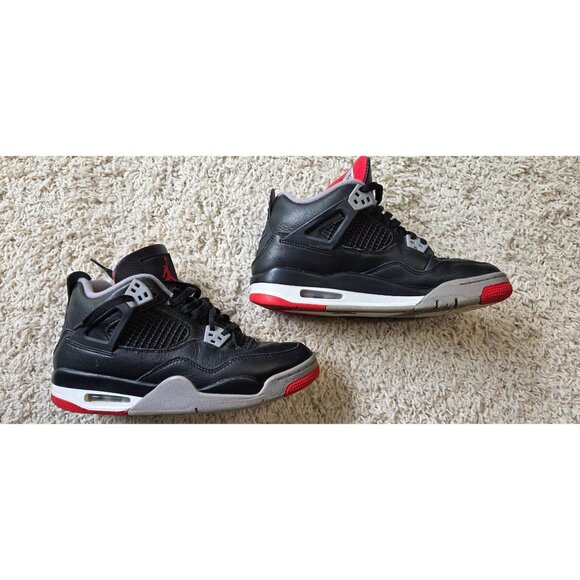 Air Jordan 4 Retro GS 'Bred Reimagined' size 7y - Picture 3 of 8